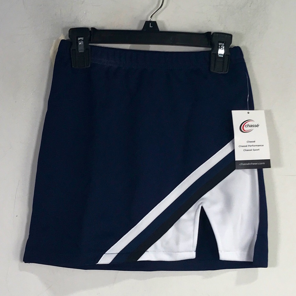 Chasse Sport Victory Skirt, Youth Girl's Size Youth L - Navy/White